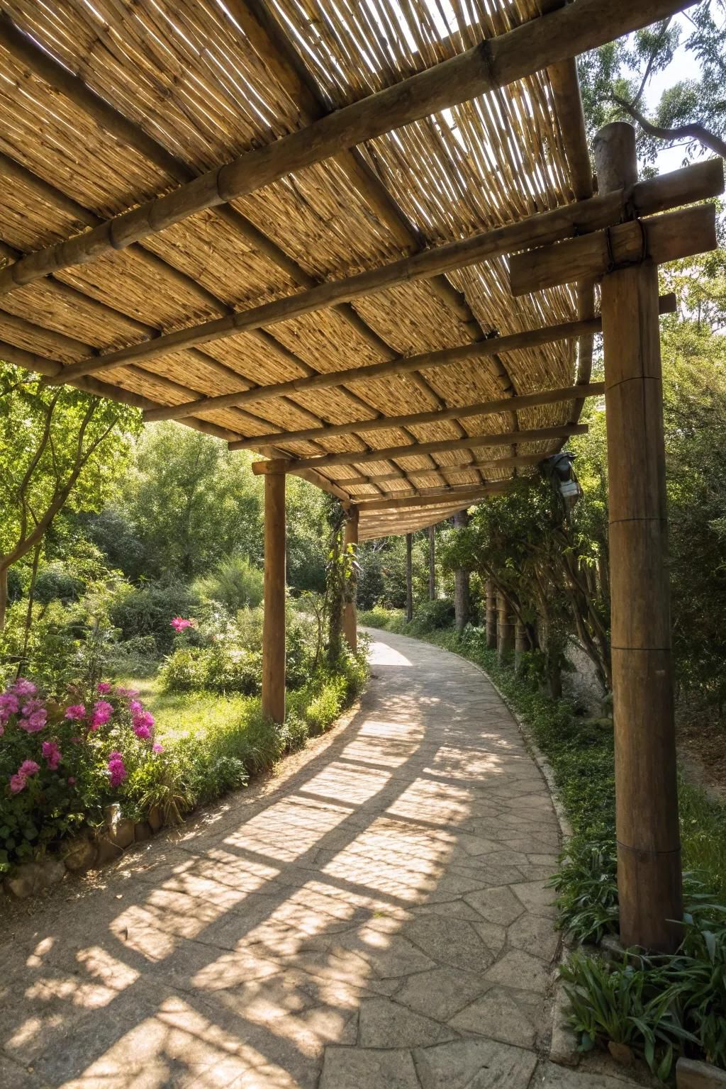 22. Choose a Natural Bamboo Roof