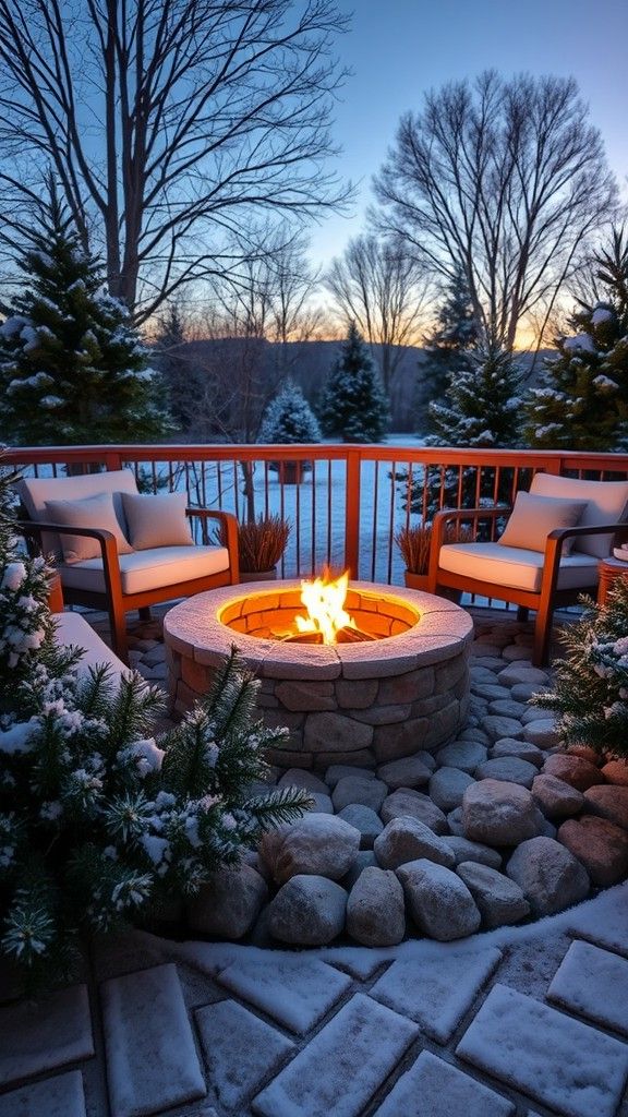 Decorative Stone Rings for Your Fire Pit