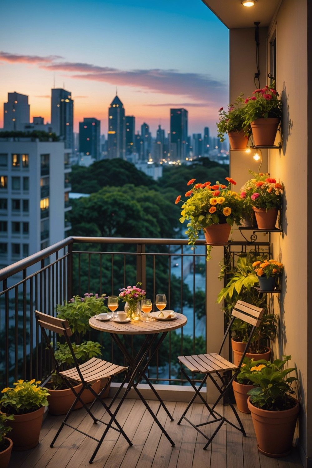 Small Balcony with Big City Views