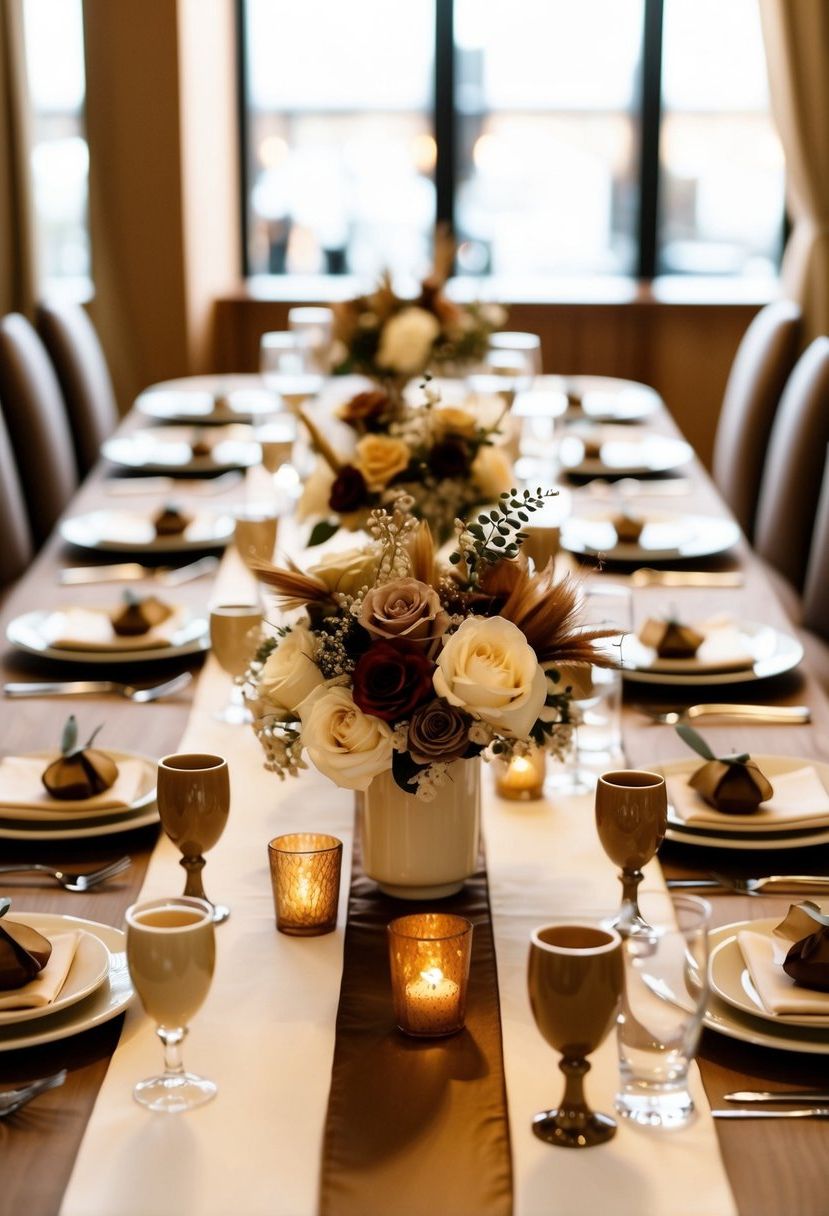 5) Mocha And Cream Color Pairing