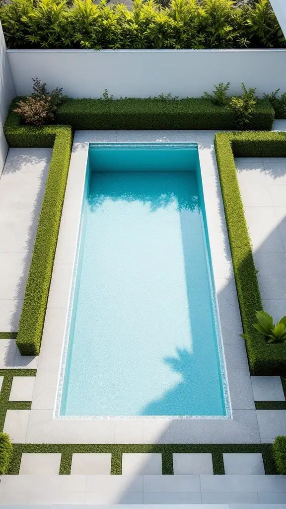 10. Chic Landscaping Around a Small Pool