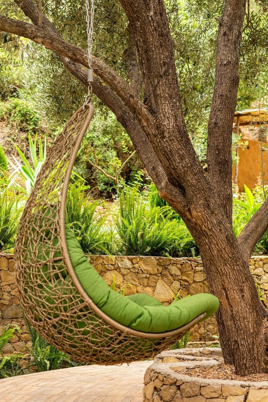 7. Hang a Hammock Chair for an Instant Zen Spot
