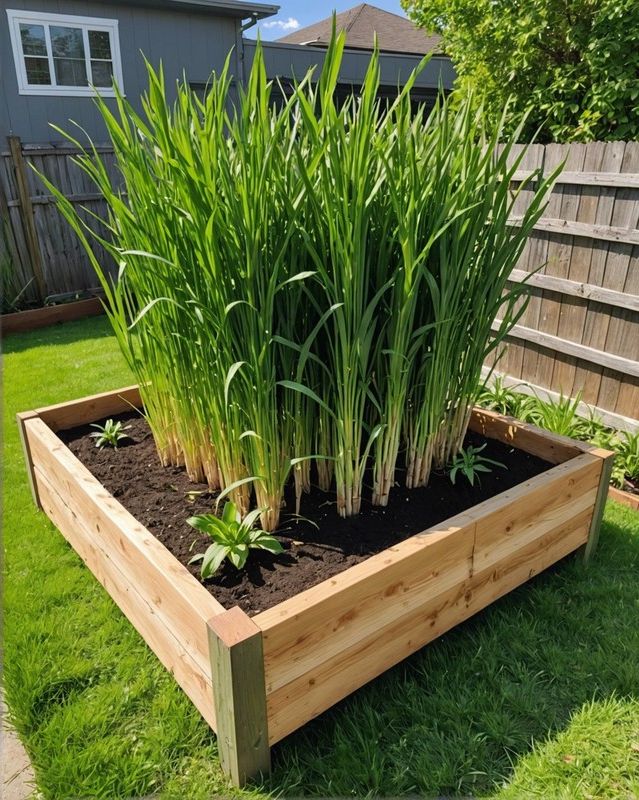 Growing Lemongrass in Raised Beds or Containers