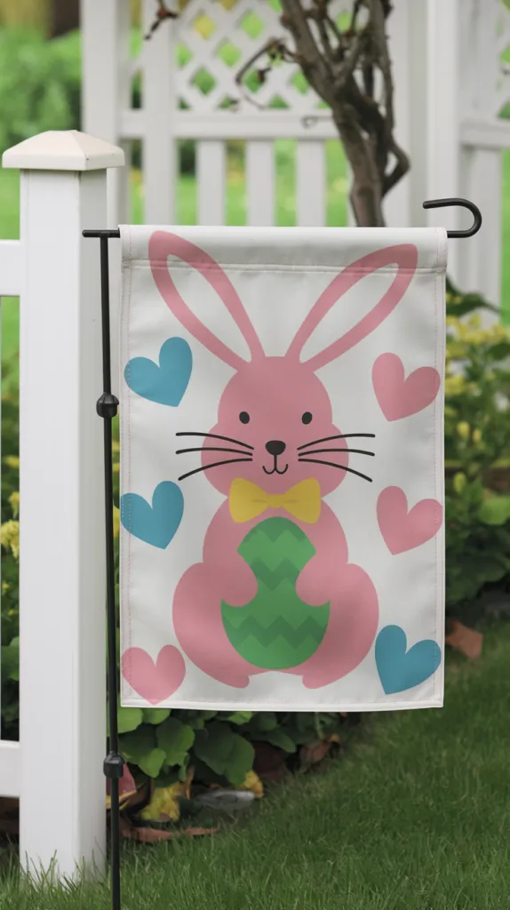 15 Easter Motif Garden Flags
