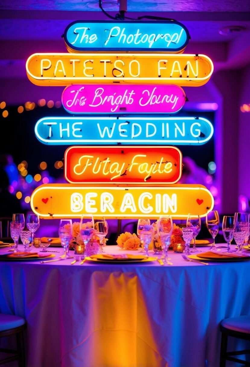 3) Personalized Neon Signs