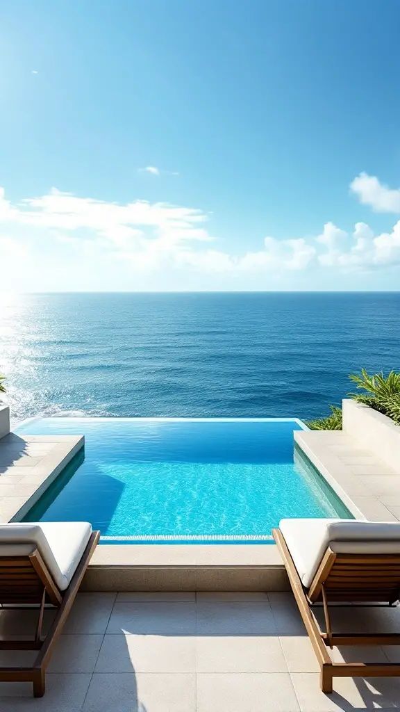 17. A Small Pool with Ocean Views