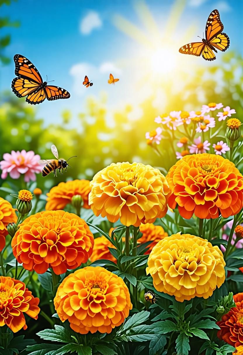 7. Seasonal Marigold Display Ideas