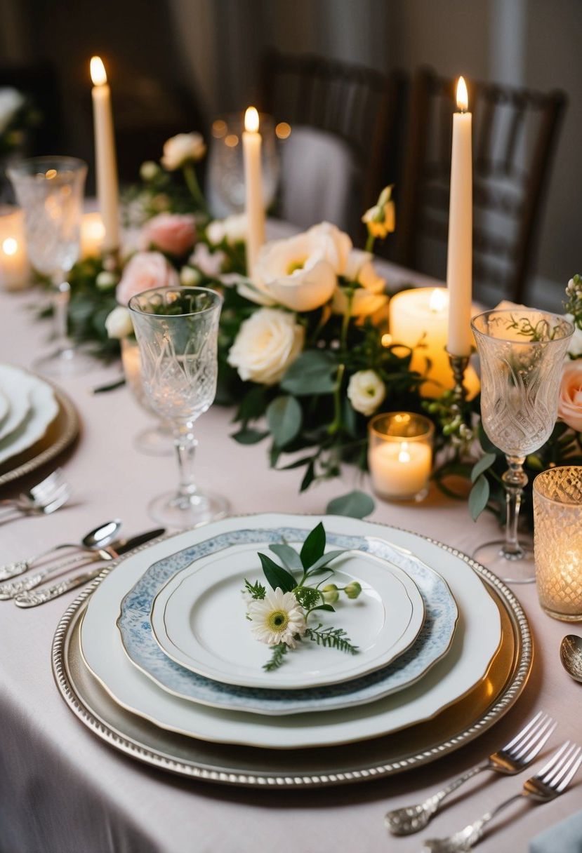 7) Heirloom Silverware and Fine China