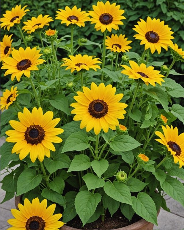 Lemon Drop Sunflower, Zinnia, and Cosmos Mix