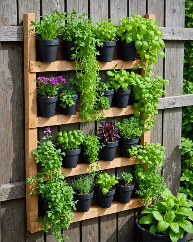 Growing a Vertical Herb Garden