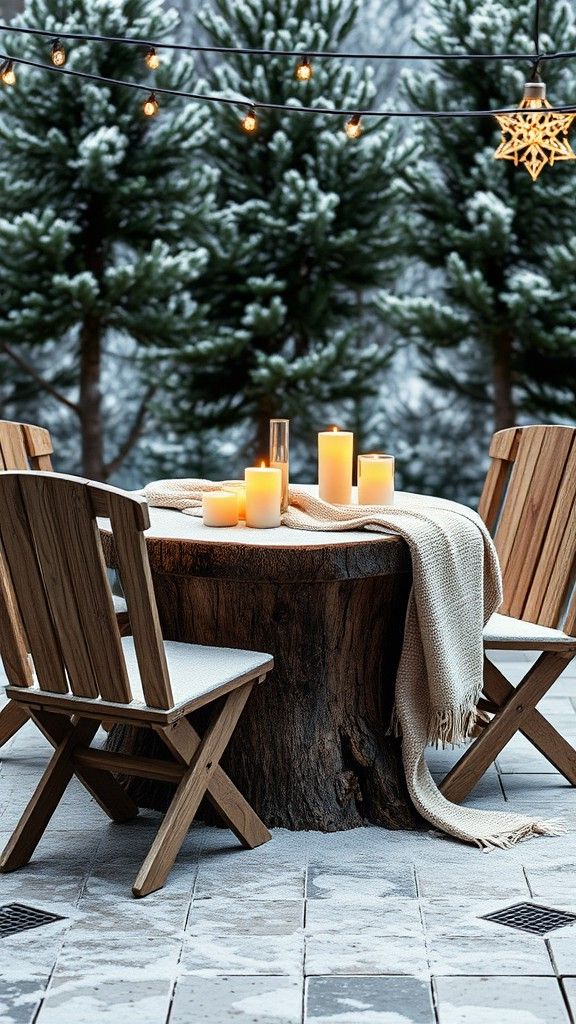 Repurposing Tree Stumps as Tables