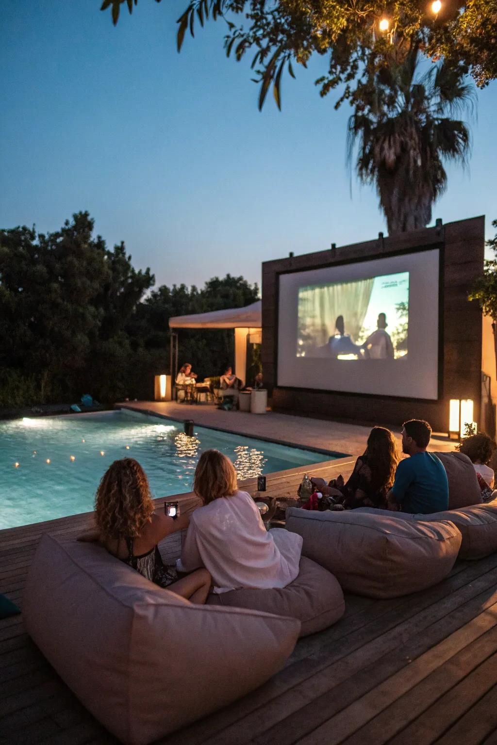 Host a Poolside Movie Night
