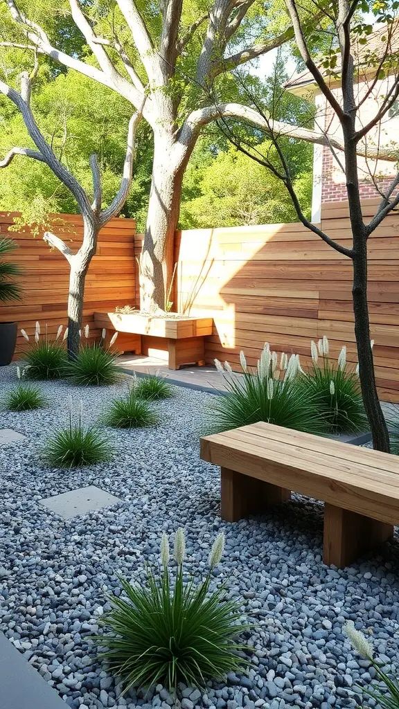 Mixing Gravel and Wood Elements