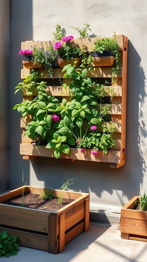 Upcycled Wooden Pallet Gardens