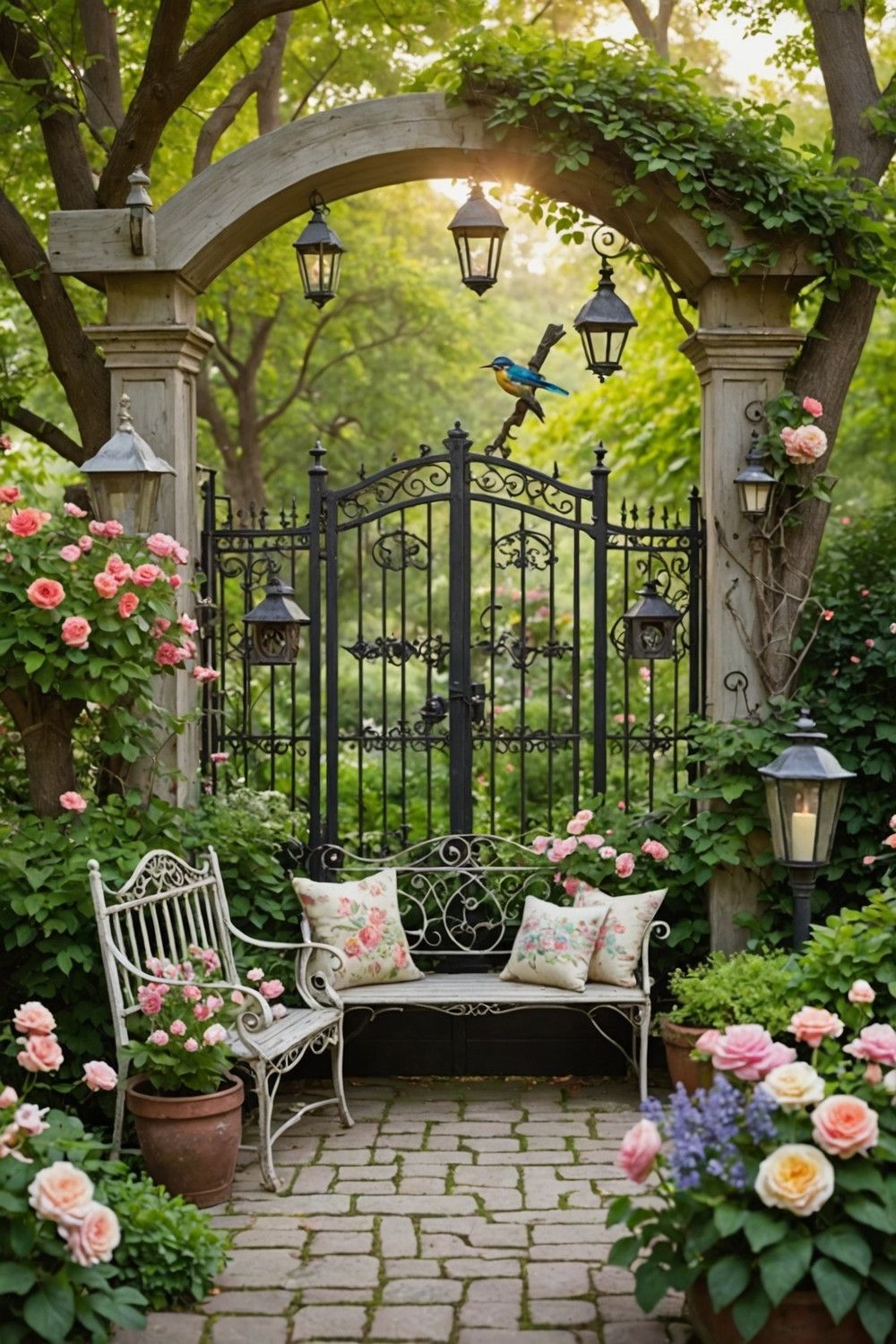 Nostalgic Vintage Garden Decor
