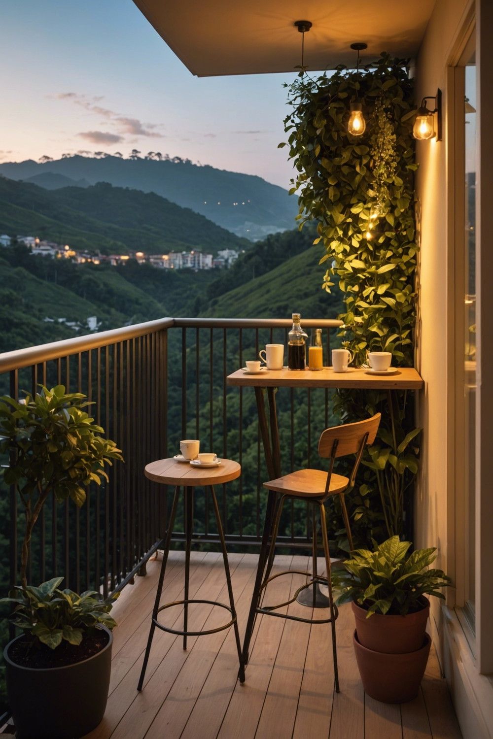 Building a Balcony Coffee Bar