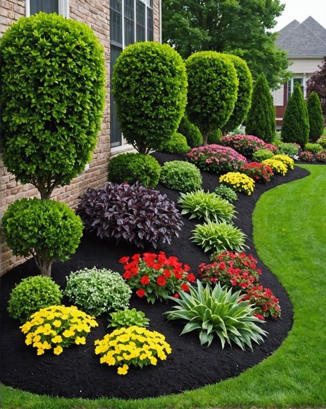 How to Border a Curvy Flower Bed