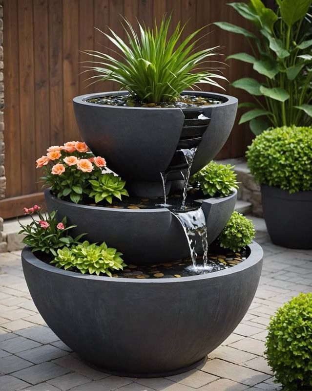 Water Feature Planter Ideas