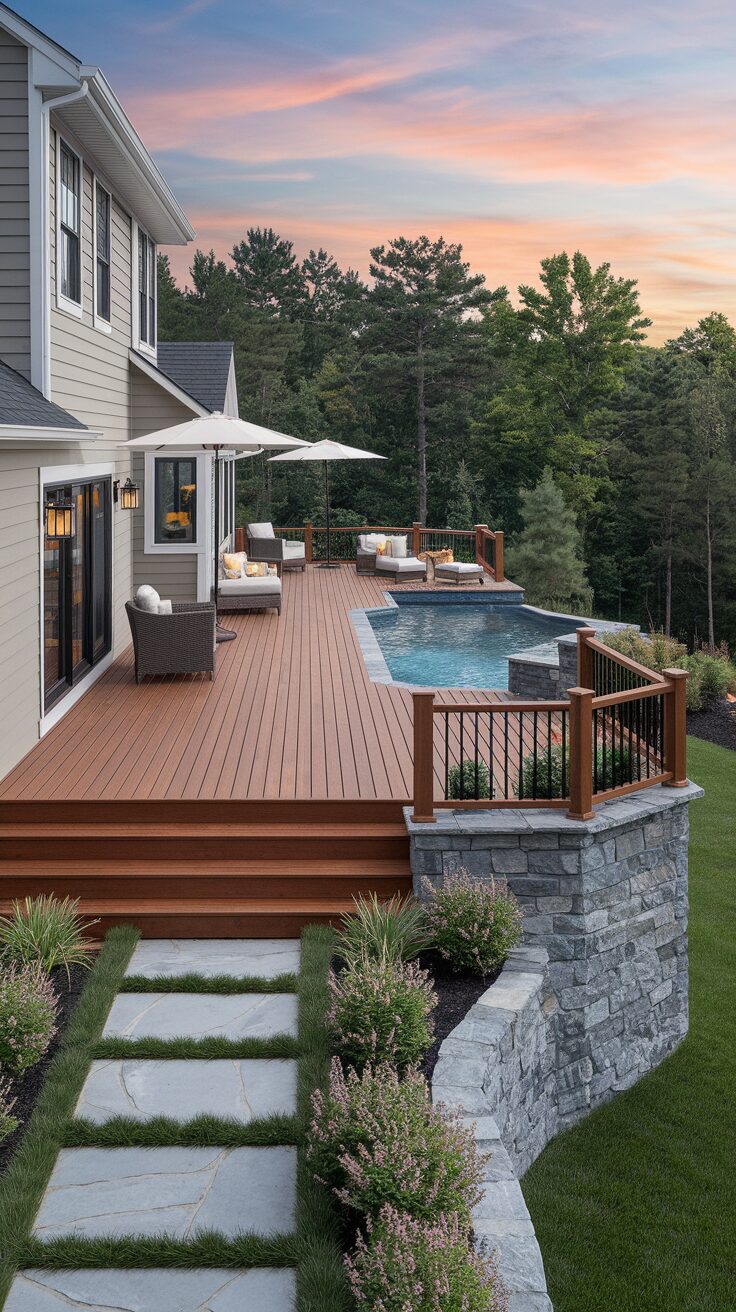 Multi-Tiered Decks with Modern Flair