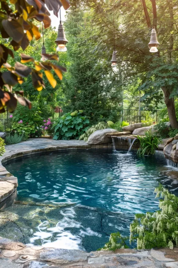 Charming Hideaway Pool in a Quiet Garden