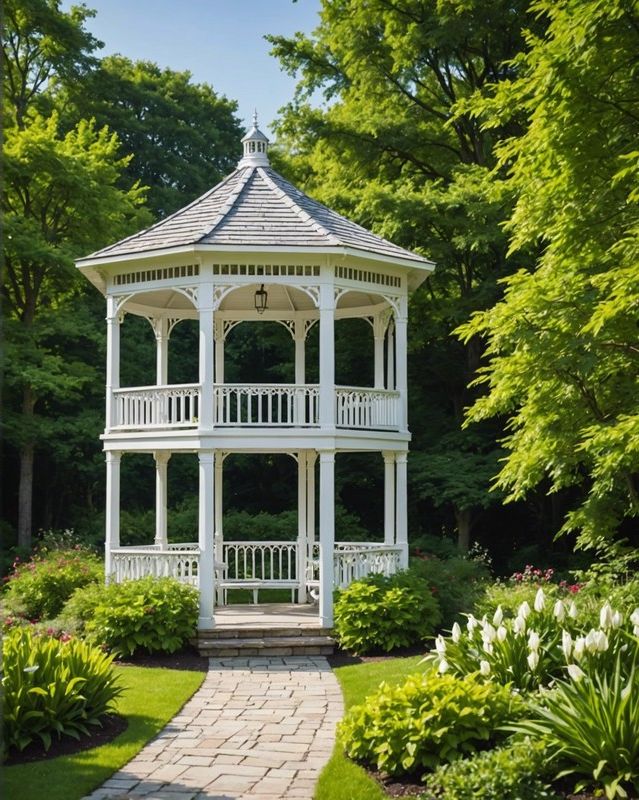 Classic White Gazebo Style