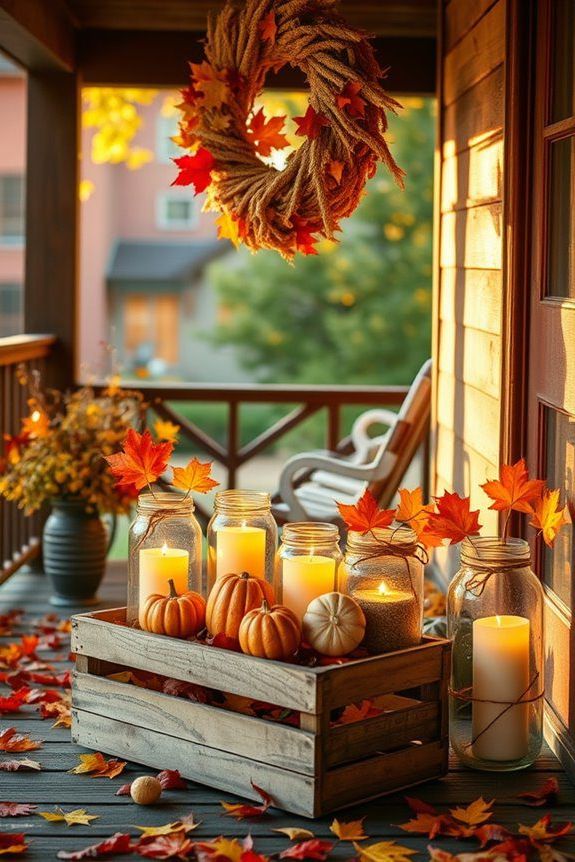 Use Recycled Jars for Candle Holders