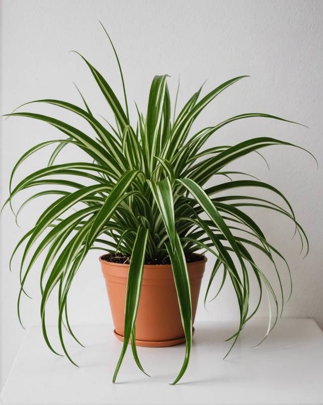 Spider Plant Bathroom Style