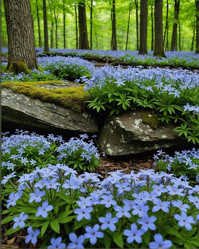Wild Blue Phlox: Phlox Divaricata
