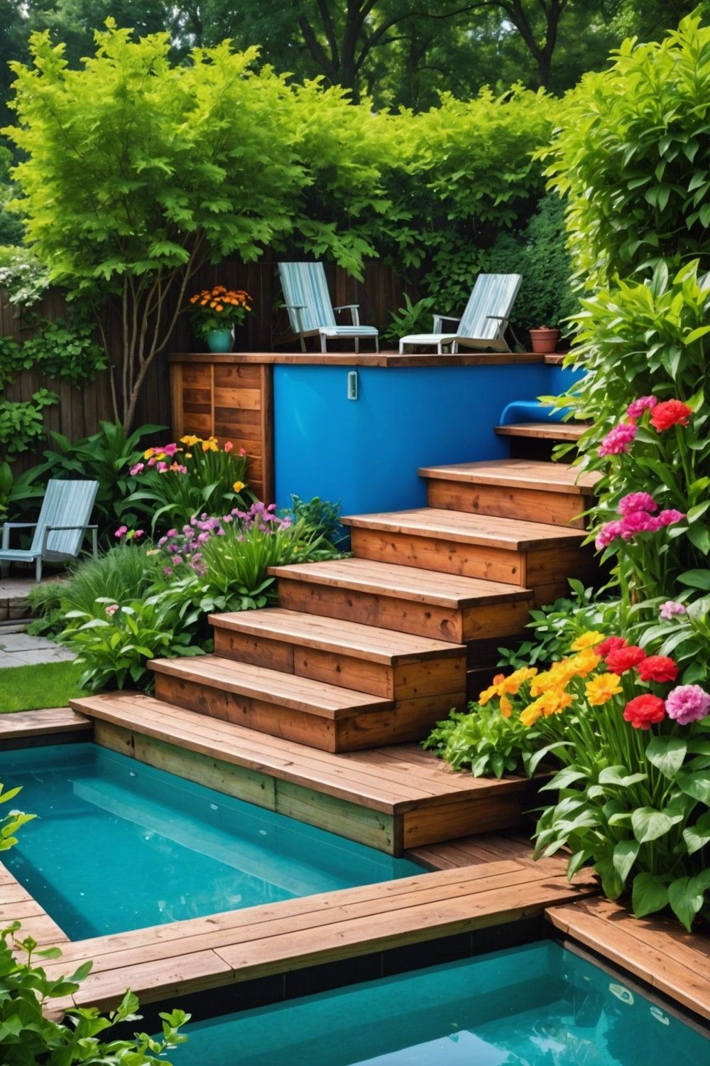 Eco-Friendly Steps Made from Recycled Materials