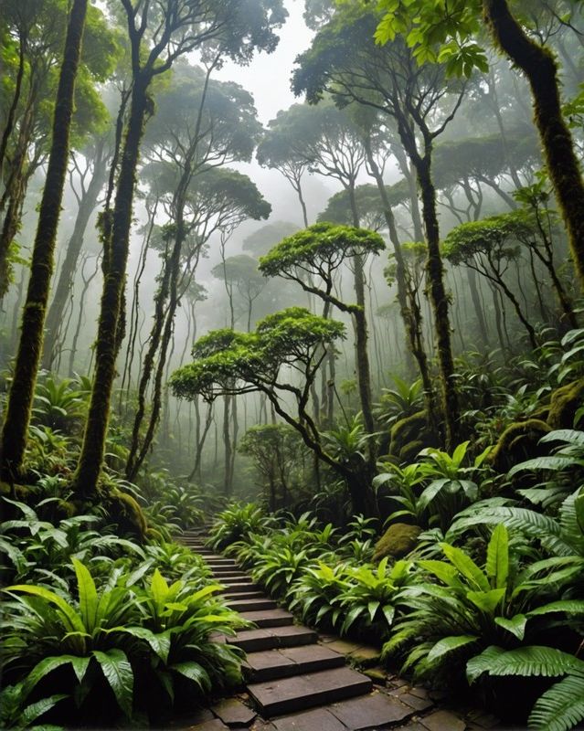 Misty Cloud Forest Theme