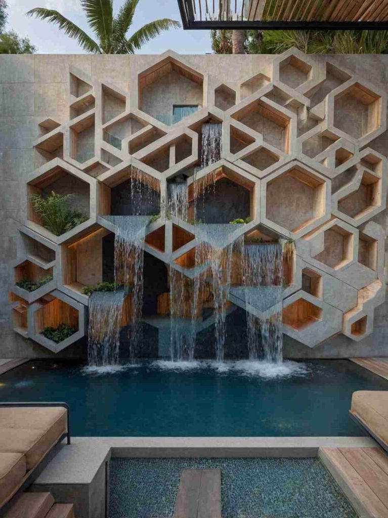 2025’s Top 47 Backyard Pool Ideas: Waterfall Wonders - photo 37
