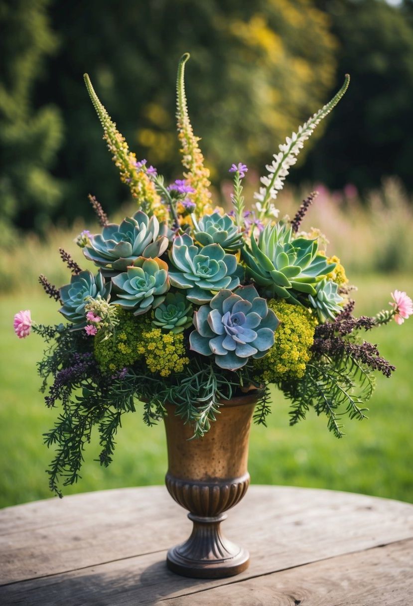 9) Wildflower and Succulent Mixes