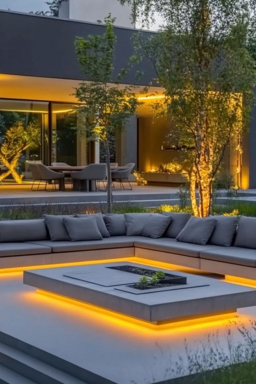 8. Sleek LED Accent Lighting