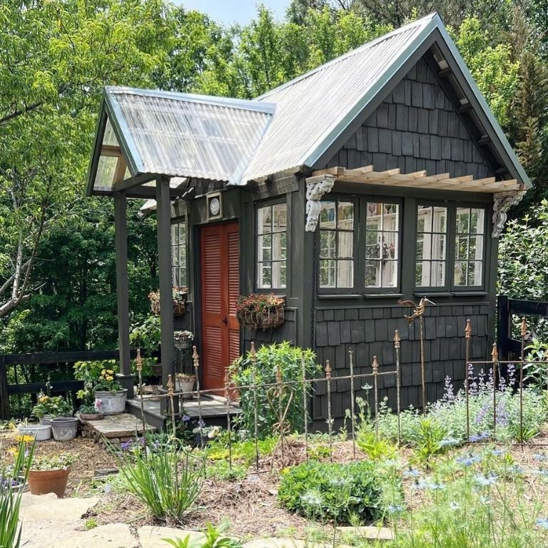 13. Rustic Garden Shed