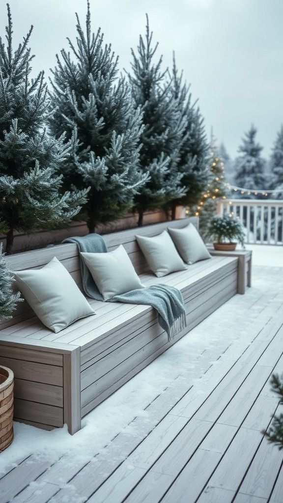 Built-in Benches with Hidden Storage