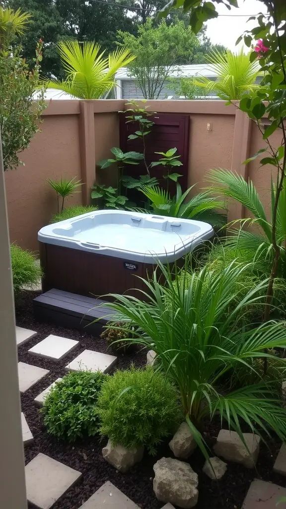42. Cozy Hot Tub Retreat Ideas