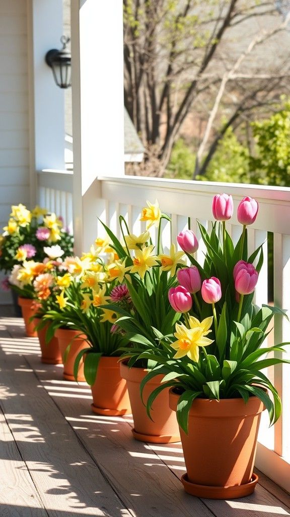 6 Potted Spring Flower Ideas