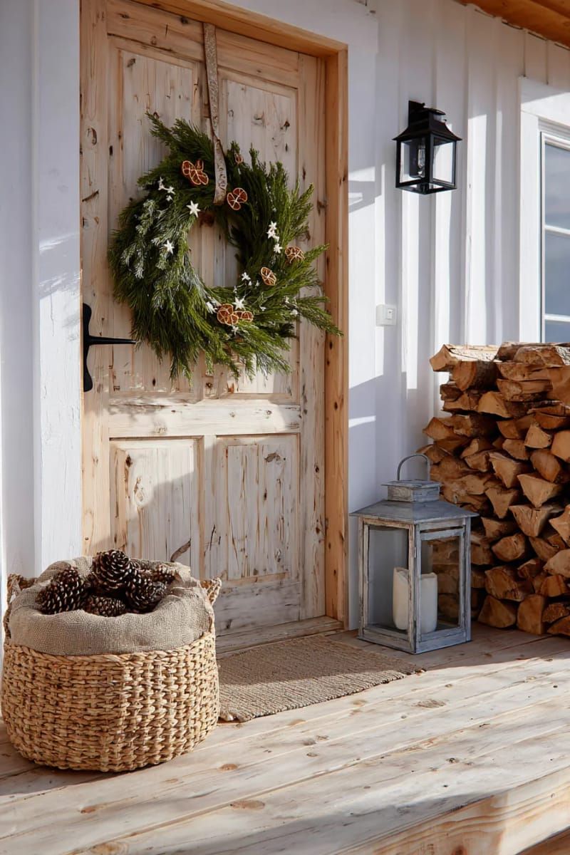 29. Dried Orange Wooden Star Wreath - photo 3