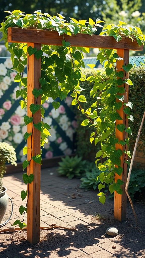 11. Garden Trellis for Climbing Plants