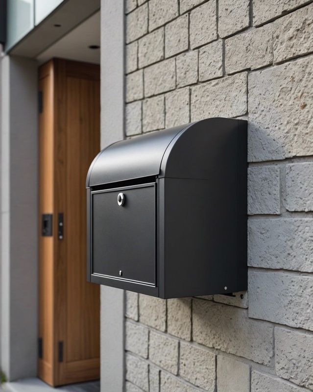 Wall-Mounted Floating Mailbox