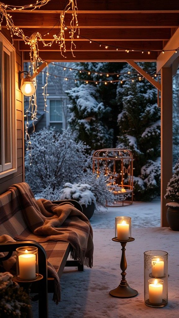Stringing Up Fairy Lights