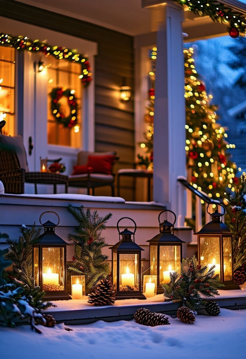 Glowing Christmas Lantern Ideas
