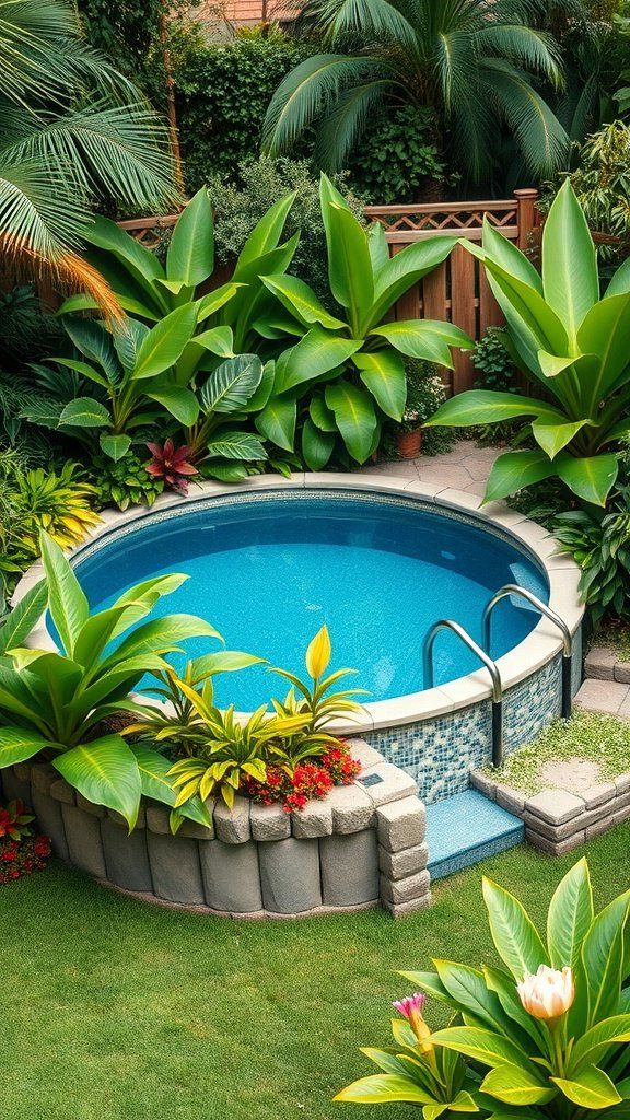 Plant Paradise for Above Ground Pools