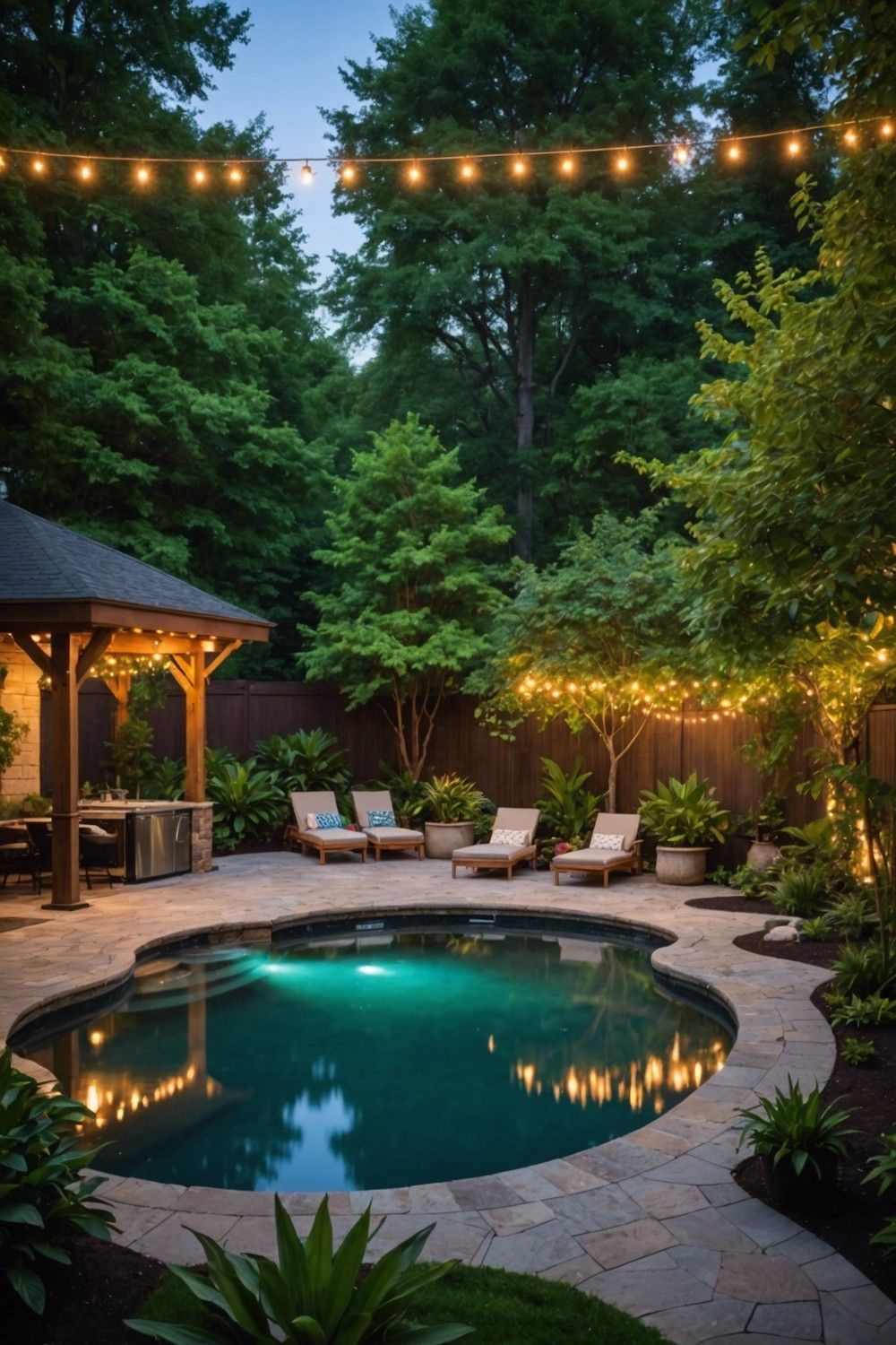 Built-In Hot Tub Pool Combo Ideas