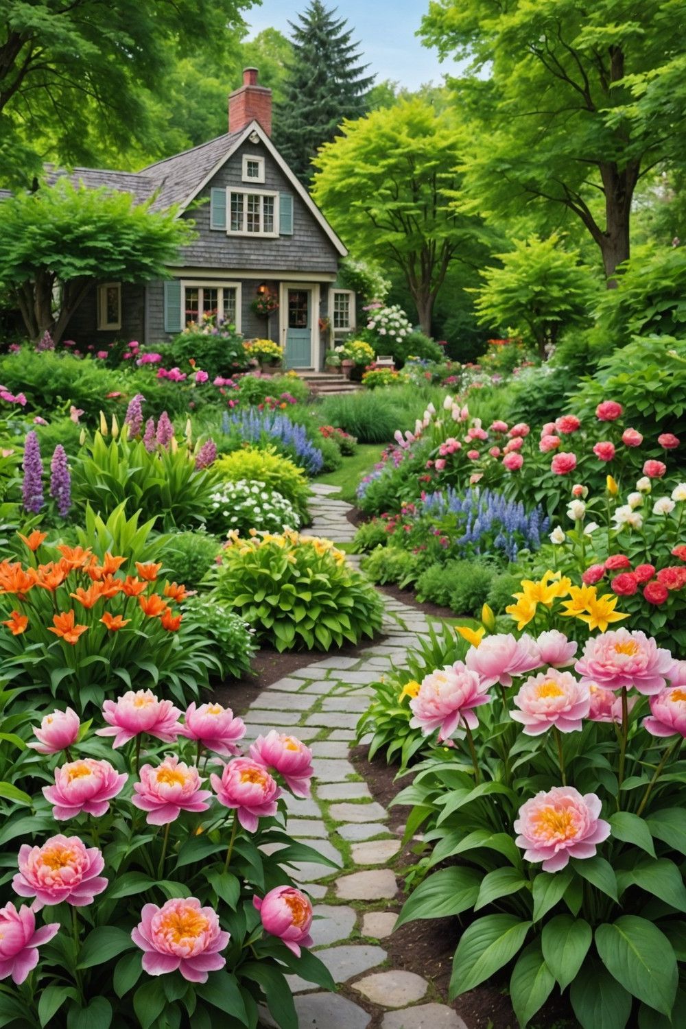 Colorful Perennial Plantings