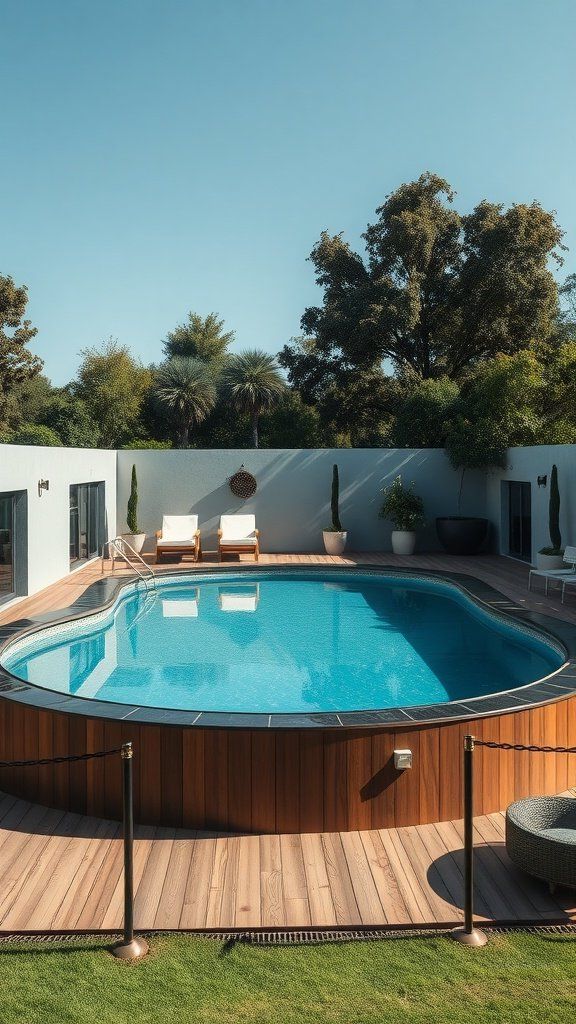 Modern Above Ground Pool Design Ideas