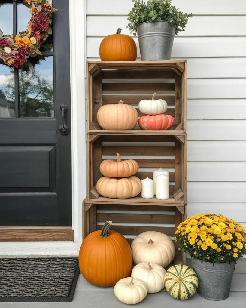 11. Easy DIY Farmhouse Crate Decor