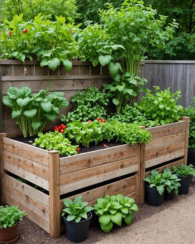 2. Urban Garden in a Raised Container