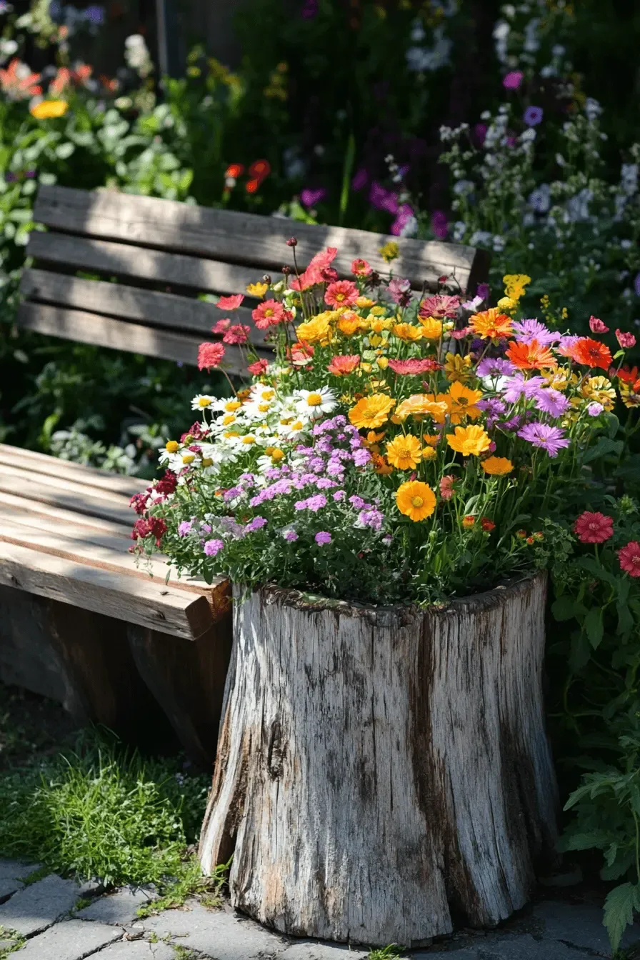 Repurposing a Tree Stump in the Garden - photo 2
