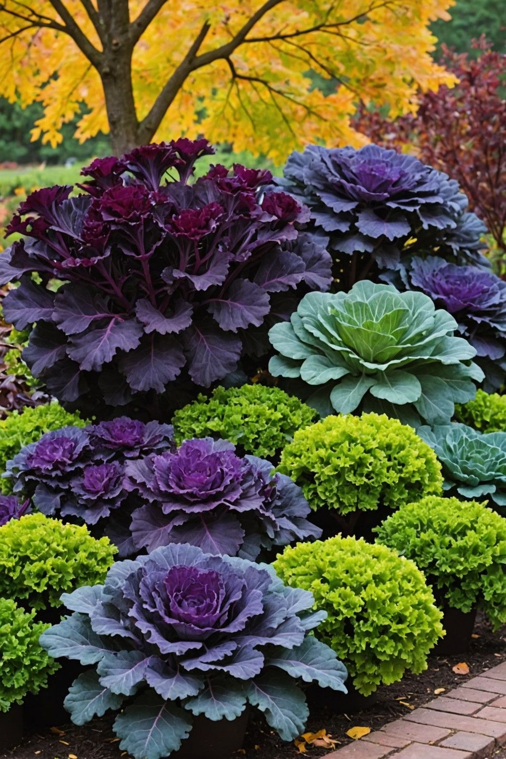 Growing Ornamental Kale in Fall